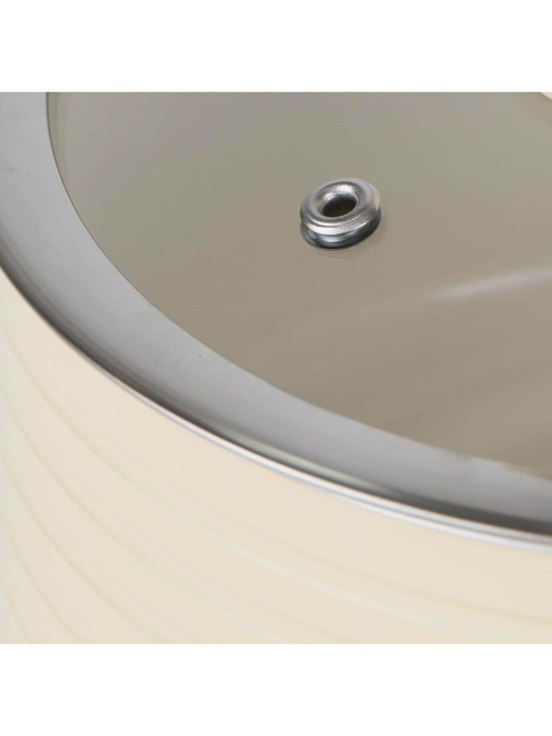 Swan retro cream saucepan set 3 piece, UK version