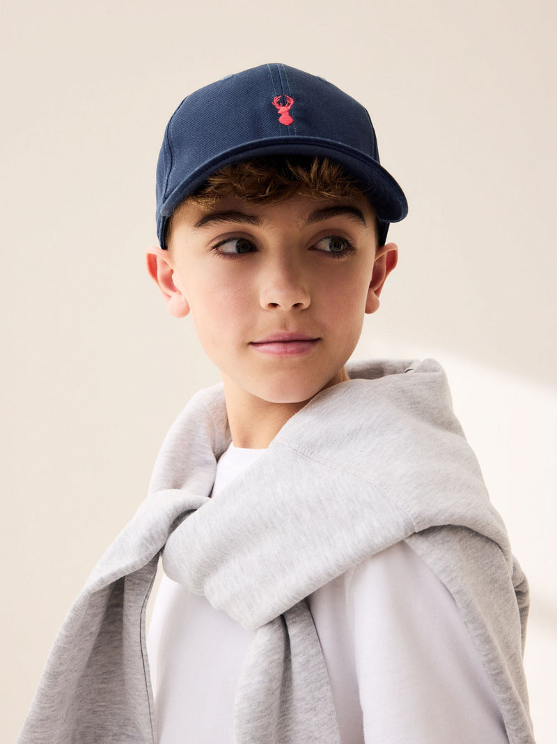 Navy blue stag hat for children ages 1 to 16 (British brand)