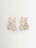 CompletedWorks gold tone earrings with zirconia, UK version