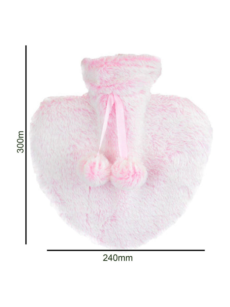 Solesmith love heart monogrammed hot water bottle, UK version