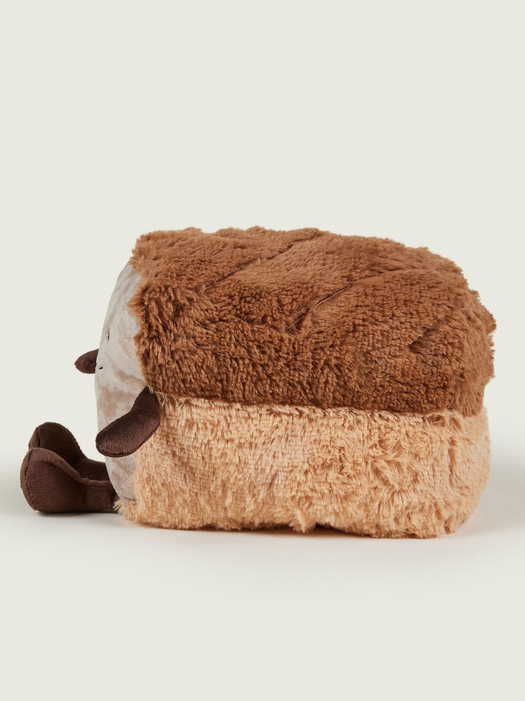 Warmies heatable loaf of bread soft toy, imported from the UK