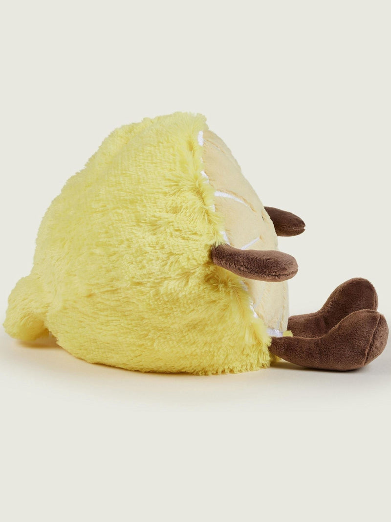 Warmies heatable lemon soft toy, imported from the UK