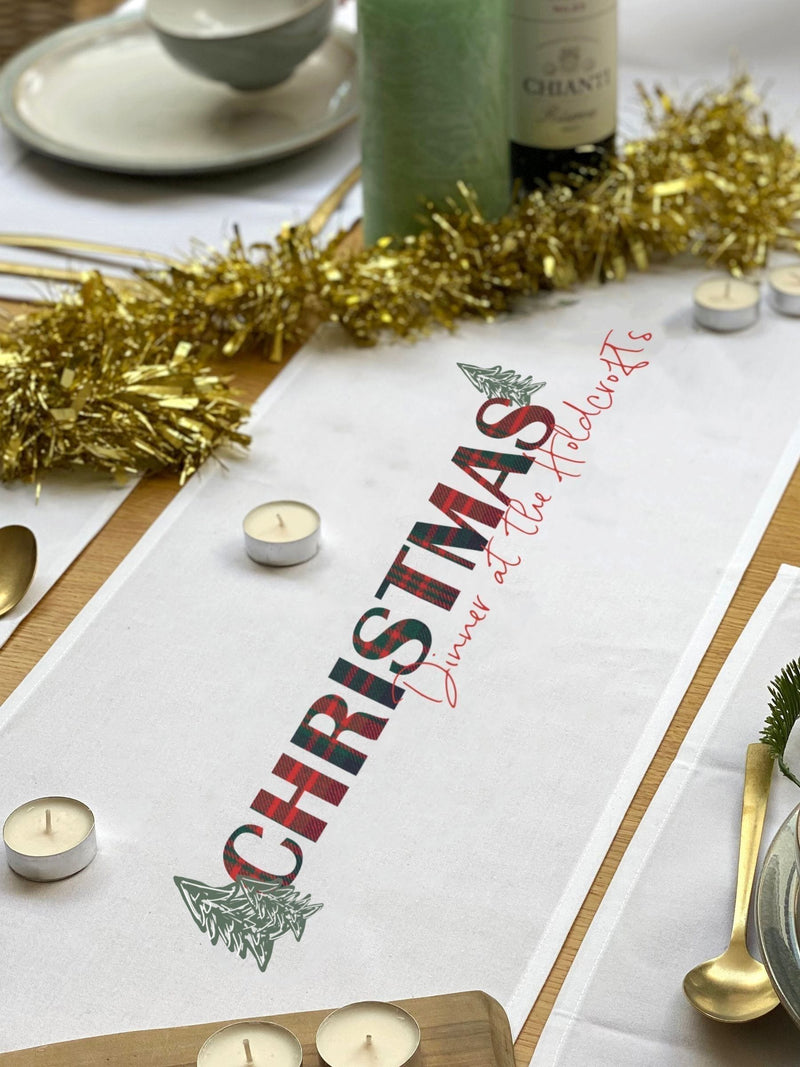 Solesmith tartan Christmas placemat decoration, imported from the UK