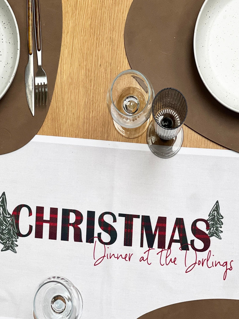 Solesmith tartan Christmas placemat decoration, imported from the UK