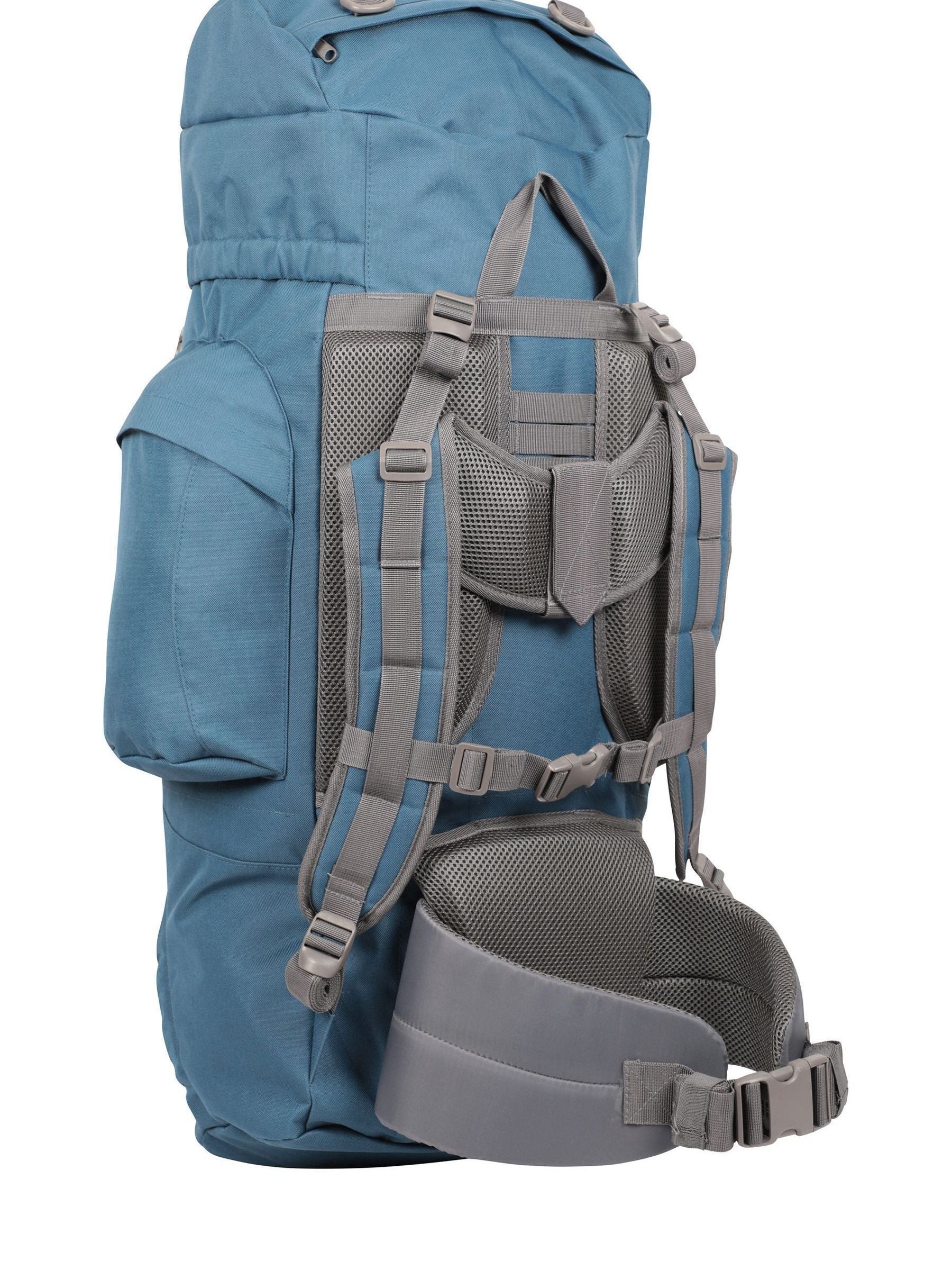 Mountain Warehouse Blue Tor 65L rucksack - British product