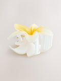 Yellow and white flower claw hair clip (British brand)