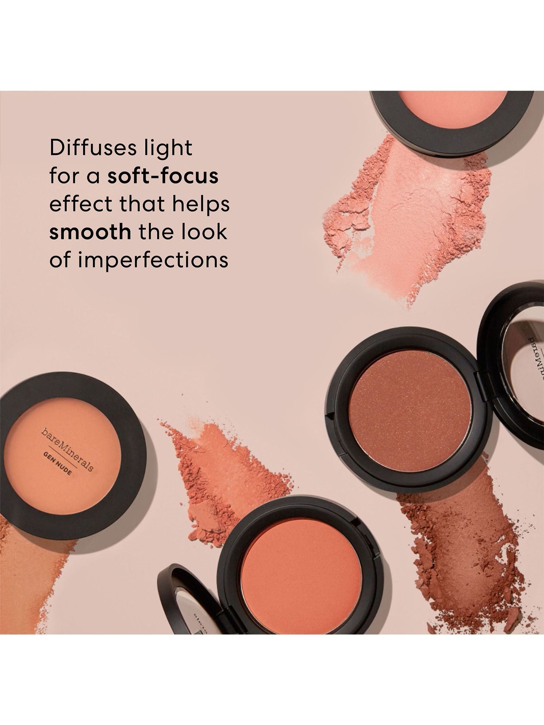 bareMinerals Gen Nude Powder Blush 6g, imported from the UK