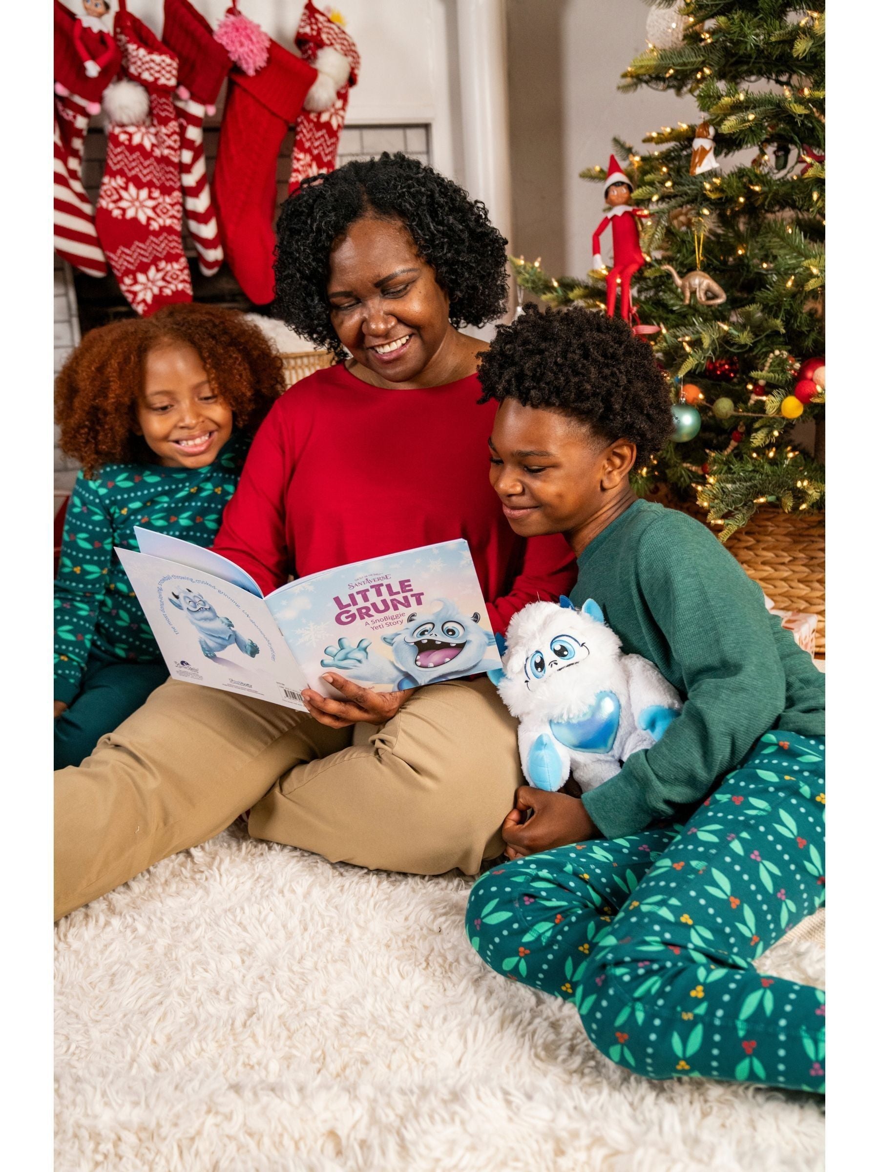 Snobiggie Little Grunt Yeti plush and book (British brand)