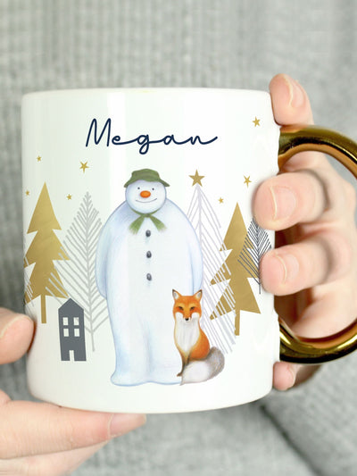 Personalised The Snowman Gold Mug Exclusive To Next by PMC