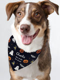 PMC personalised Halloween dog bandana small medium (British brand)