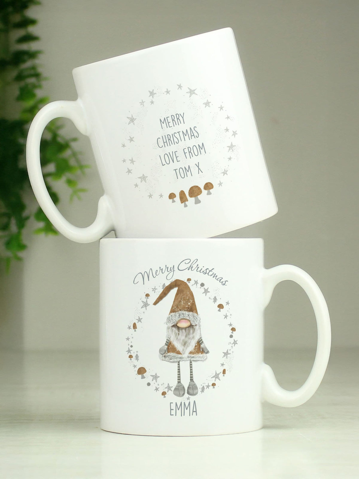 Personalised Christmas Gonk Mug by PMC
