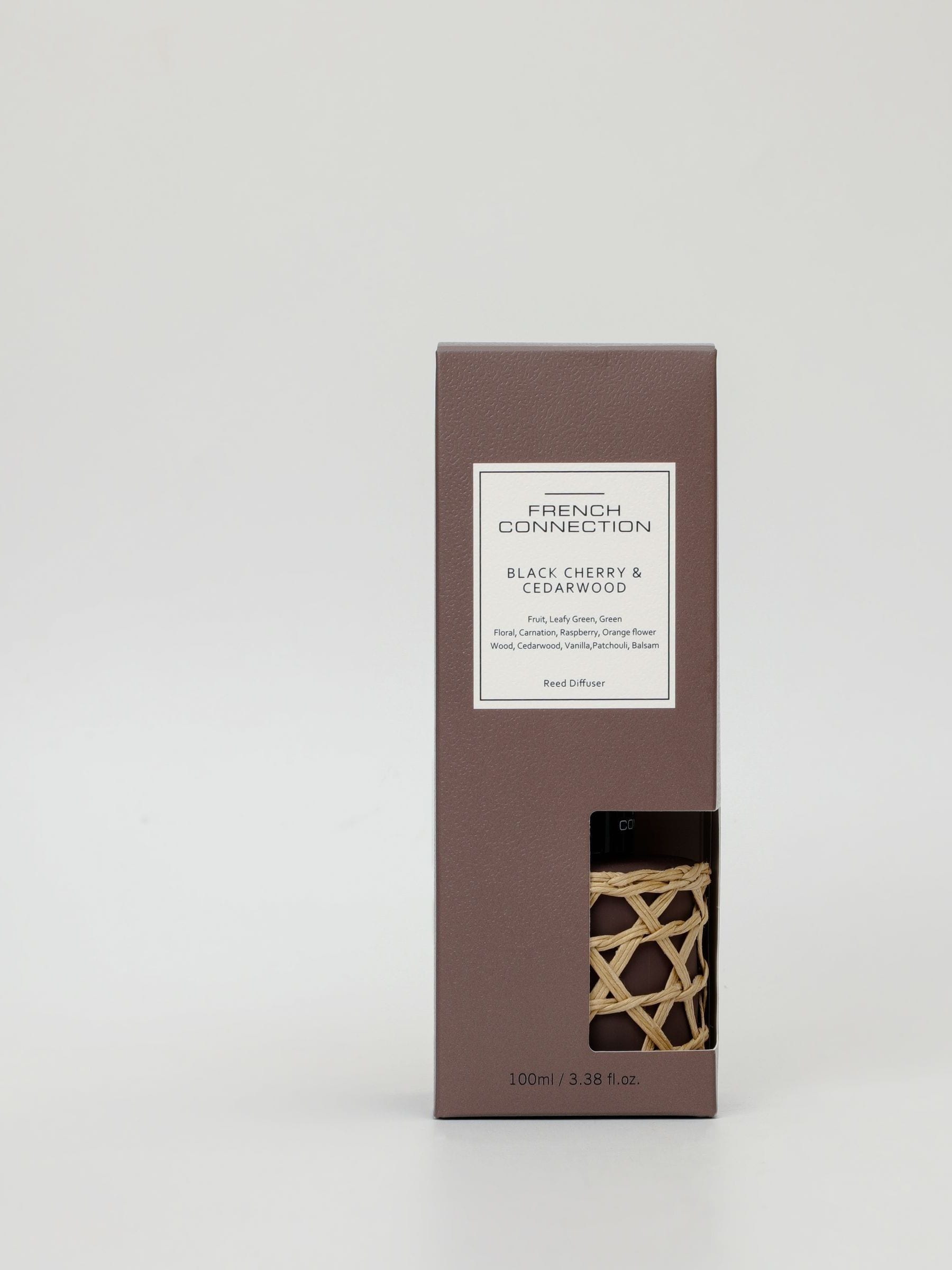 French Connection Cherry Cedarwood reed diffuser 100ml, UK version