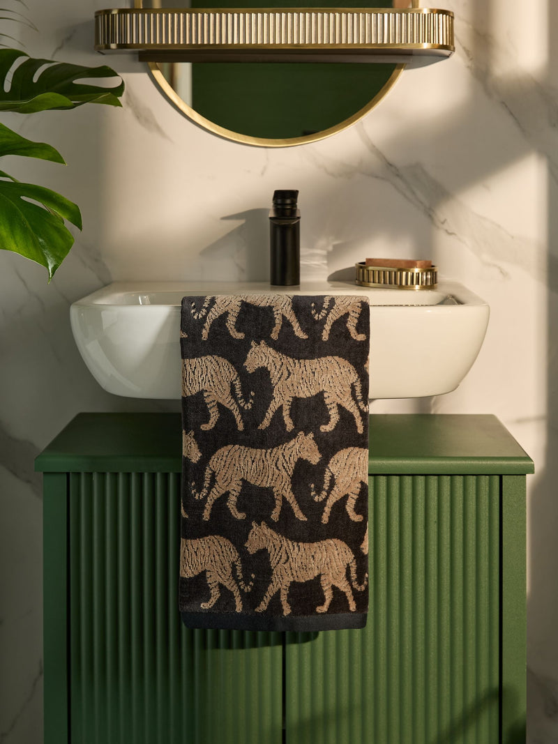 Black Tiger 100% cotton towel (British brand)