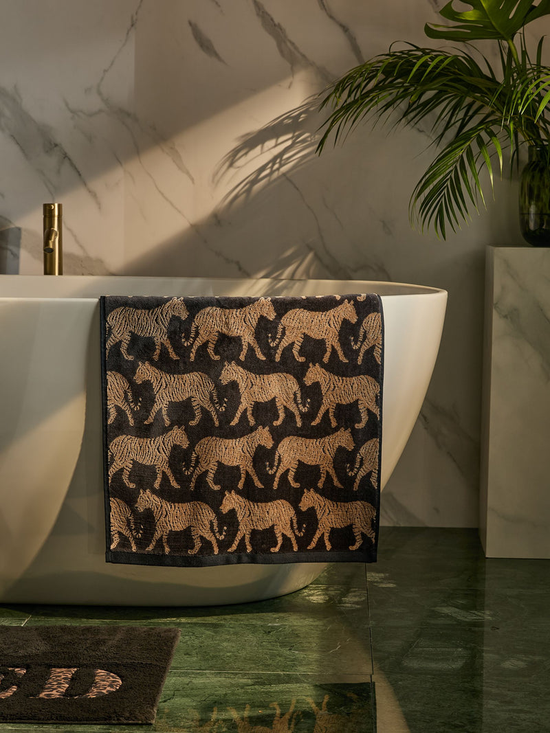 Black Tiger 100% cotton towel (British brand)