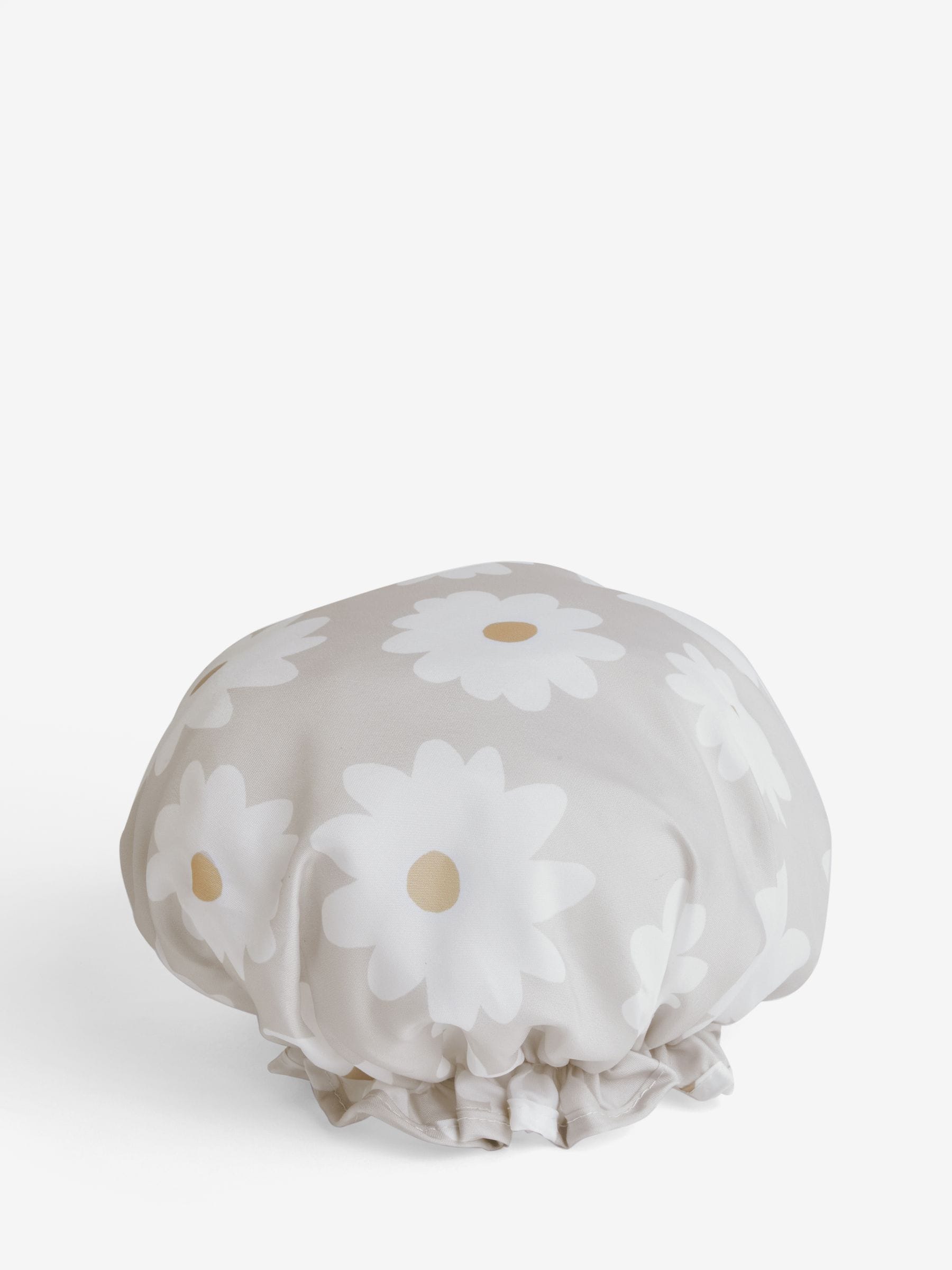 Natural daisy shower cap, imported from the UK