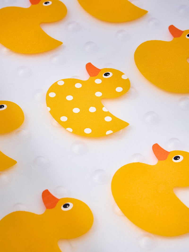 Yellow Duck plastic bath mat with suction pads 40x70cm, imported from the UK