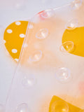 Yellow Duck plastic bath mat with suction pads 40x70cm, imported from the UK