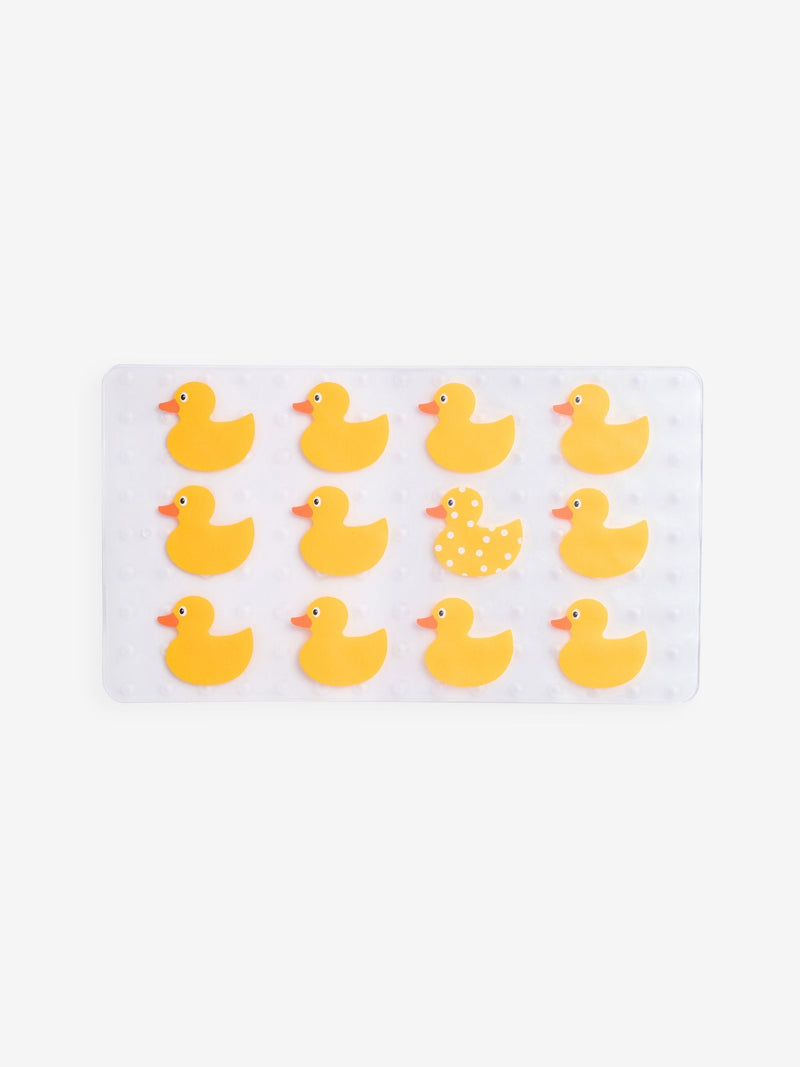 Yellow Duck plastic bath mat with suction pads 40x70cm, imported from the UK