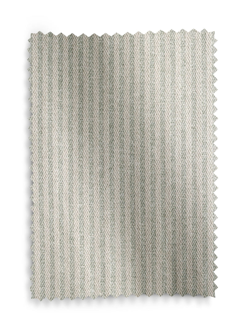 Blue brushed stripe lined eyelet curtains (British brand)