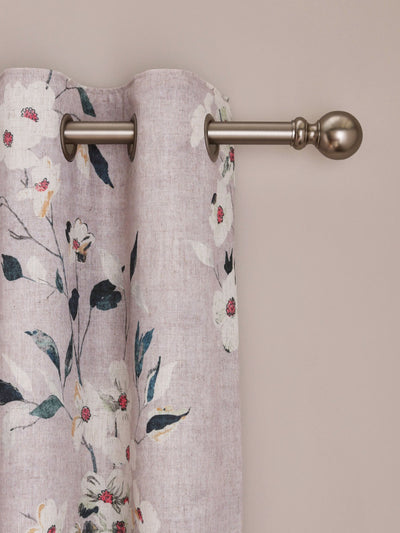 Next Natural Floral Touch of Linen Blackout/Thermal Eyelet Curtains- Buy online at McGrocer