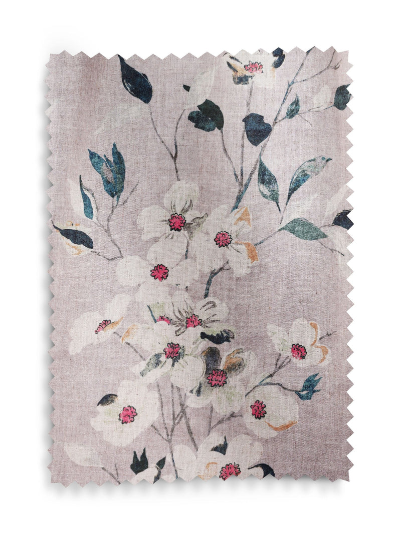 Floral blackout thermal eyelet curtains (British brand)