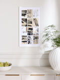 Hadley black 12 multi aperture picture frame - British product
