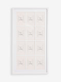 Hadley black 12 multi aperture picture frame - British product