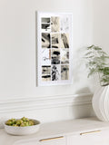 Hadley black 12 multi aperture picture frame - British product