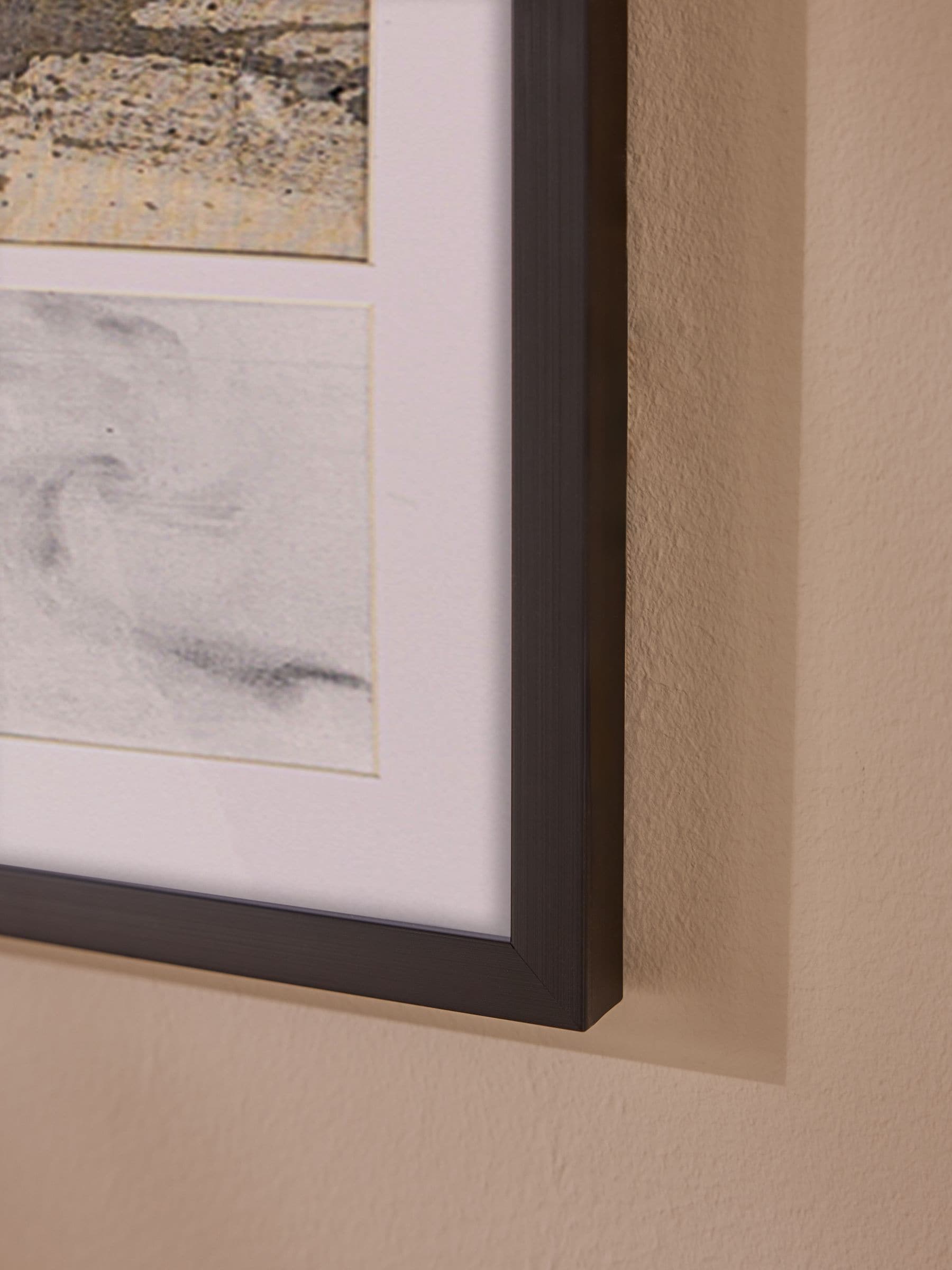 Hadley black 12 multi aperture picture frame - British product