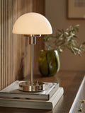 Nickel Lambeth Rechargeable Wireless Table Lamp