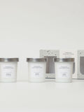 French Connection White Collection candle trio gift set 3x64g - British product