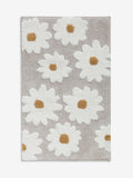 Natural Grey Daisy bath mat 50x80cm - British product