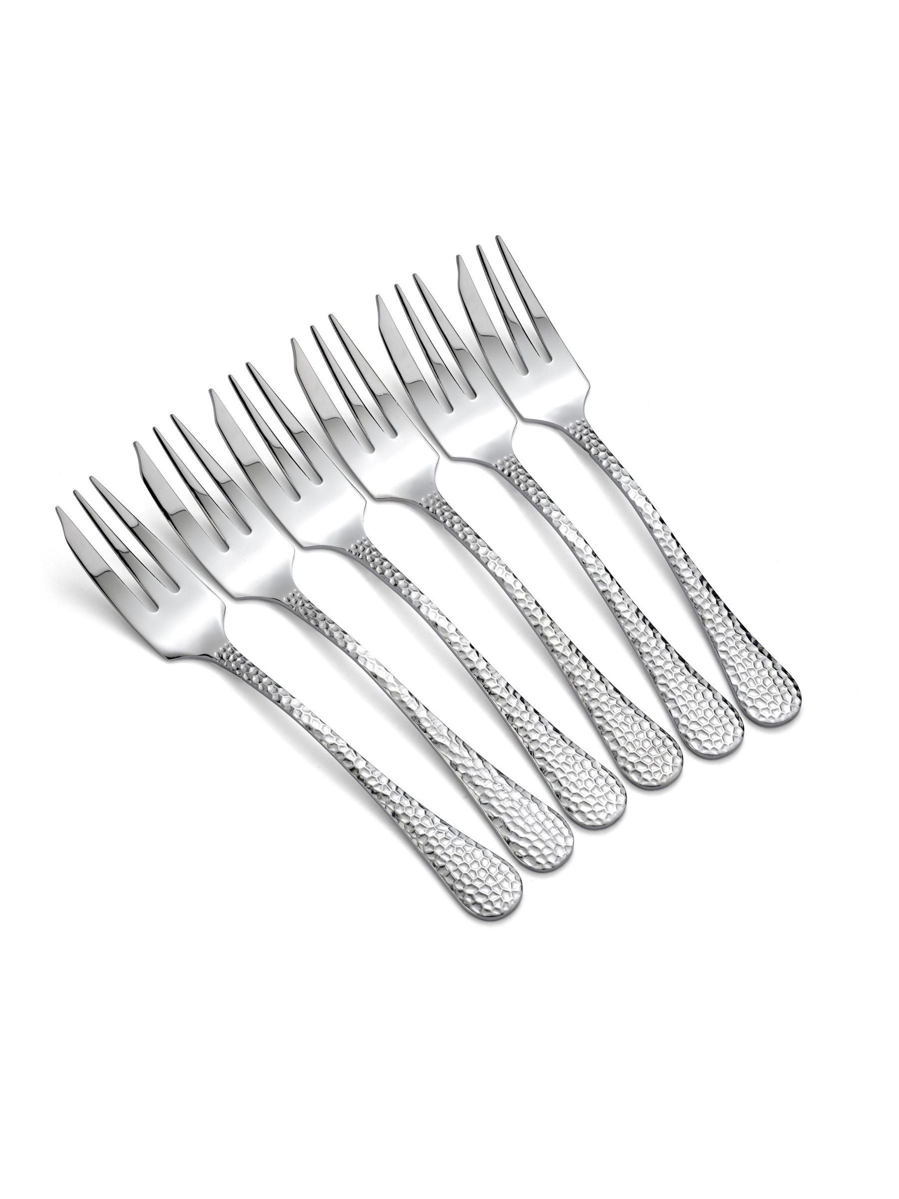 Arthur Price Set of 6 Stainless Steel Avalon Pastry Forks