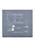 Arthur Price Set of 6 Stainless Steel Avalon Pastry Forks