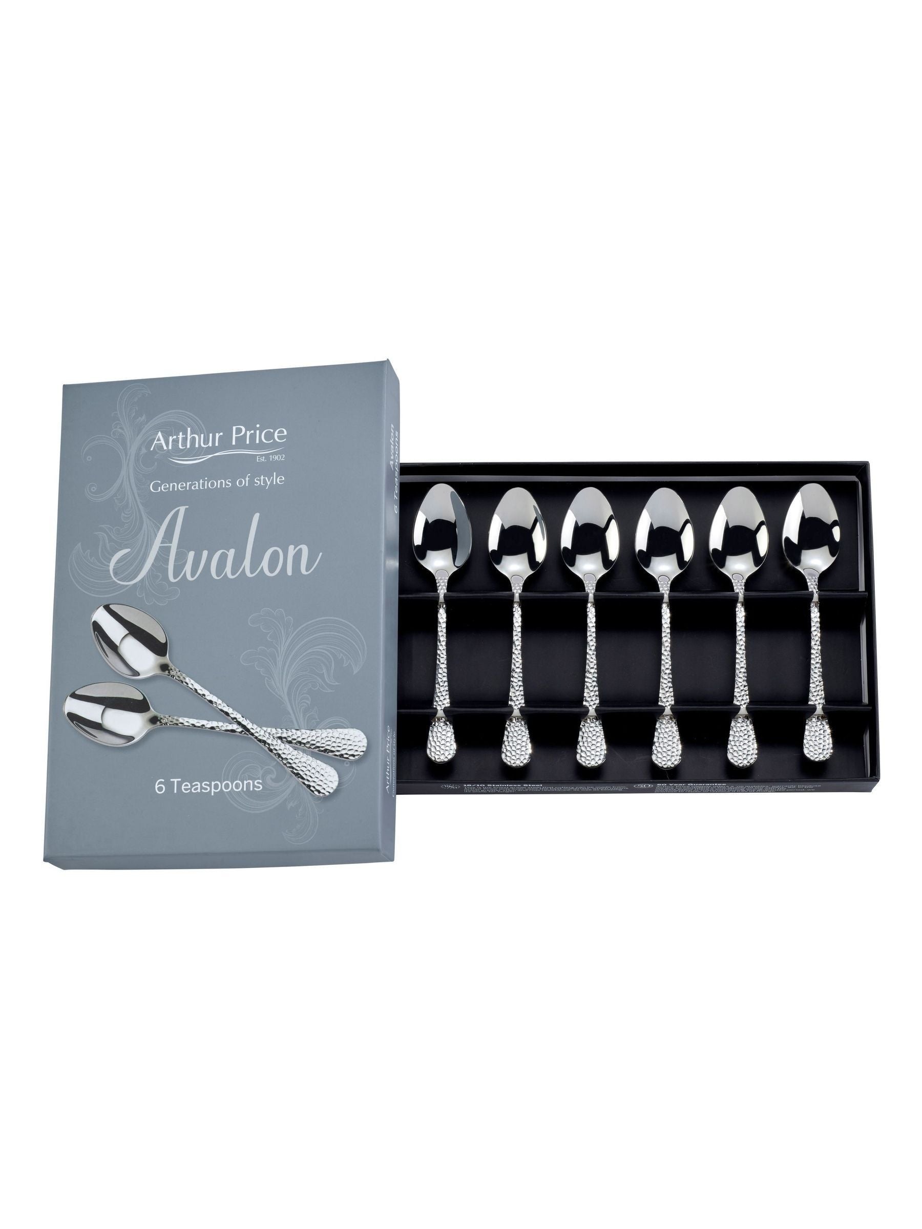 Arthur Price Avalon teaspoons set of 6 - British product
