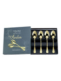Arthur Price champagne gold avalon serving spoons set 4 - British product