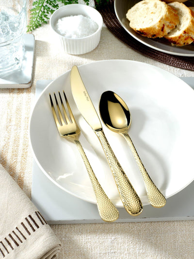 Ensemble de 6 fourchettes à pâtisserie Arthur Price Champagne Gold Avalon
