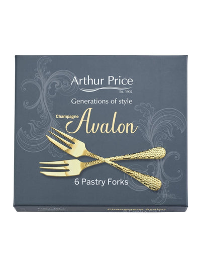 Suivant Service de couverts Arthur Price Champagne Gold Avalon, 6 fourchettes à pâtisserie - Acheter en ligne chez McGrocer
