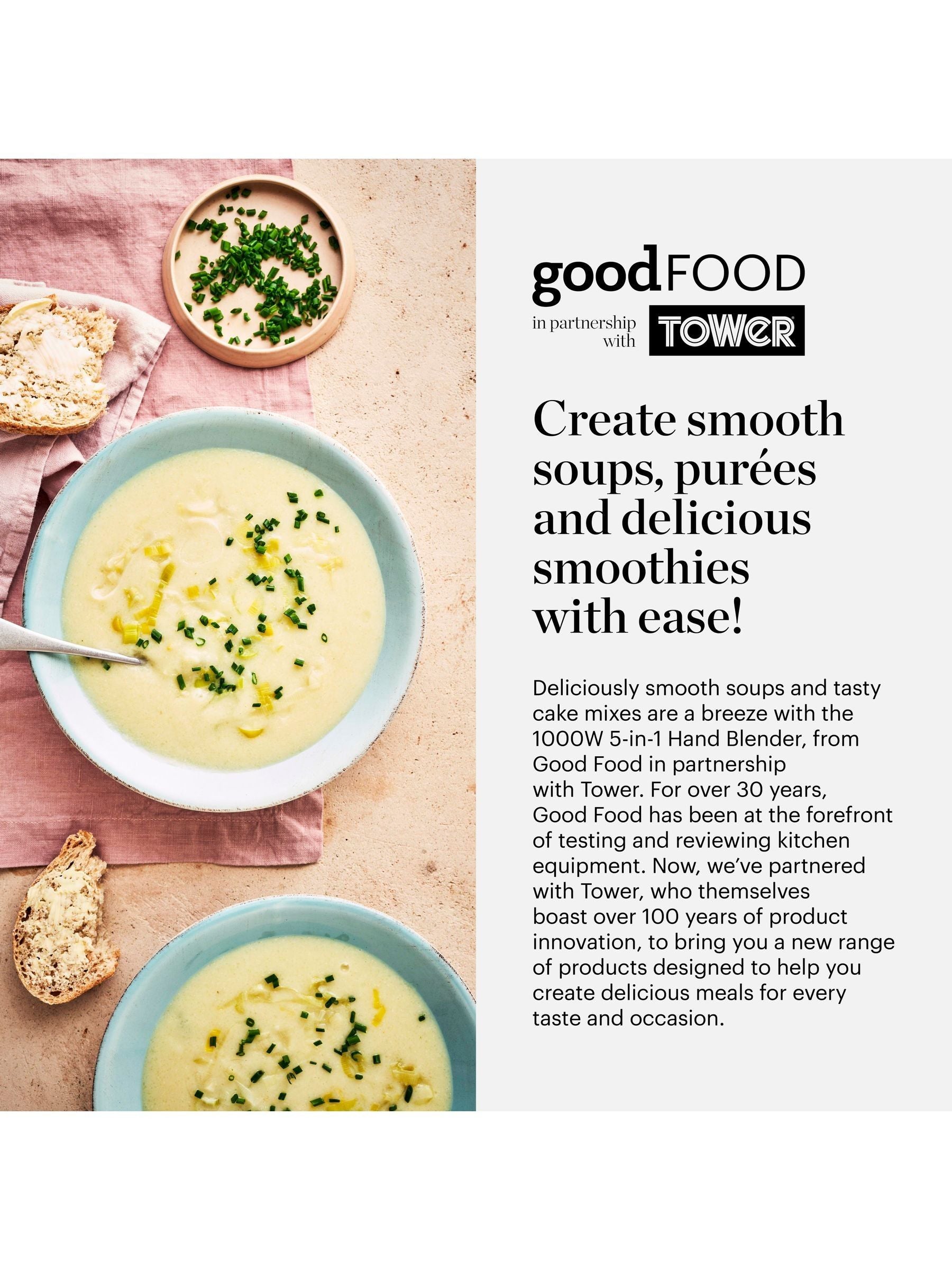 Good Food Black Digital Hand Blender, UK version