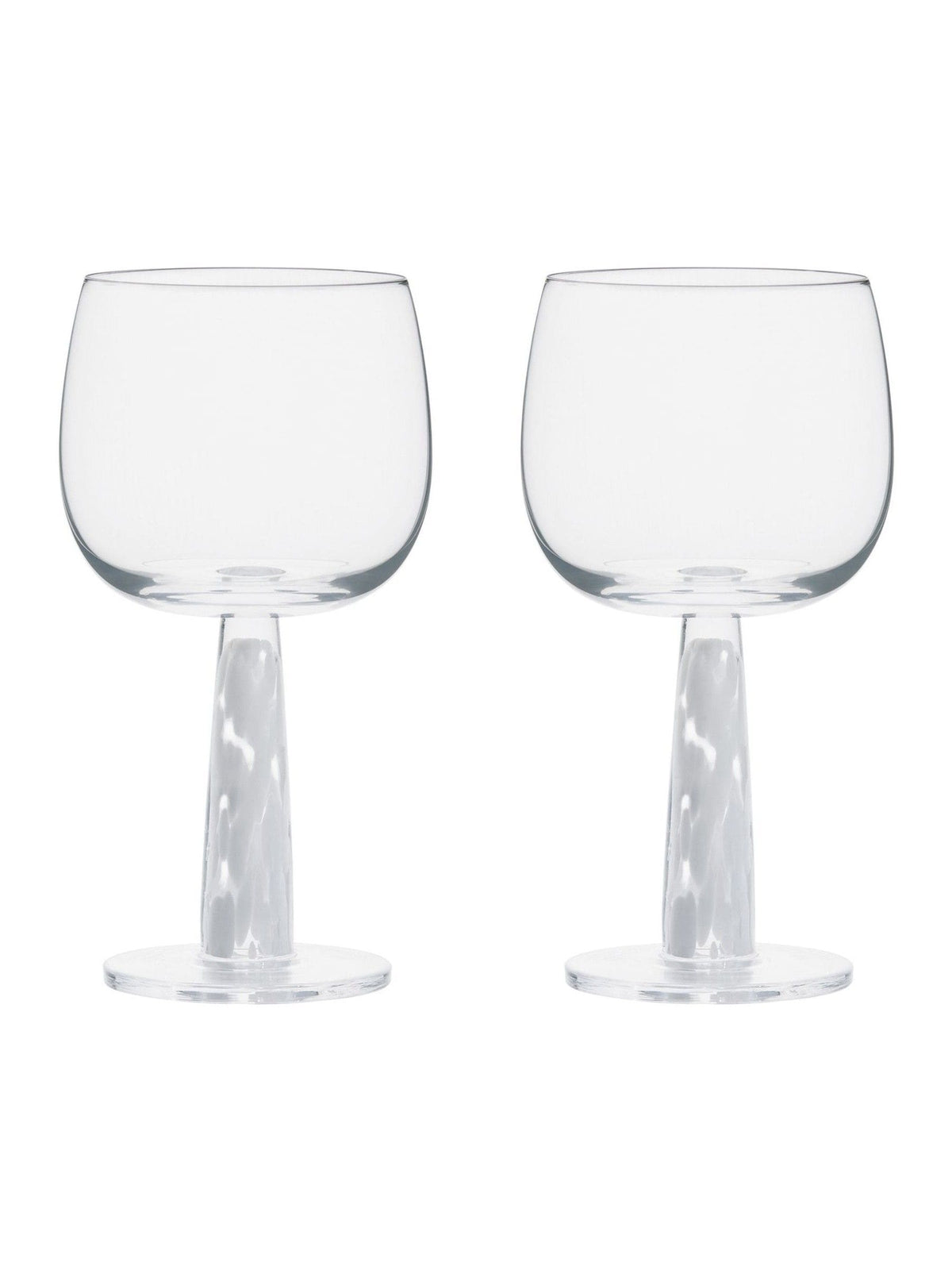 Anton Studio Designs Set of 2 White Björn Gin Glasses