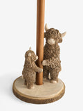 Natural Hamish the Highland Cow coat stand, UK version