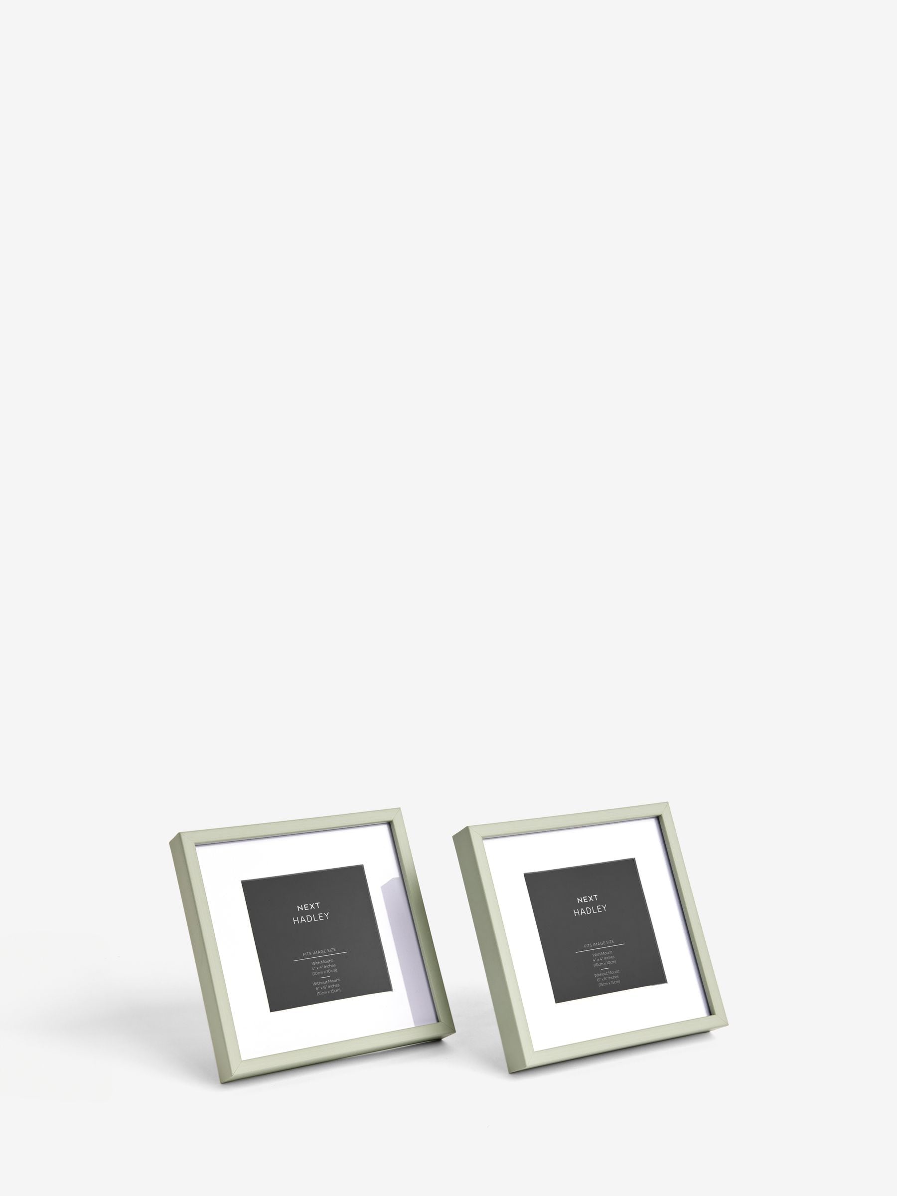 Hadley black photo frames set of two (British brand)