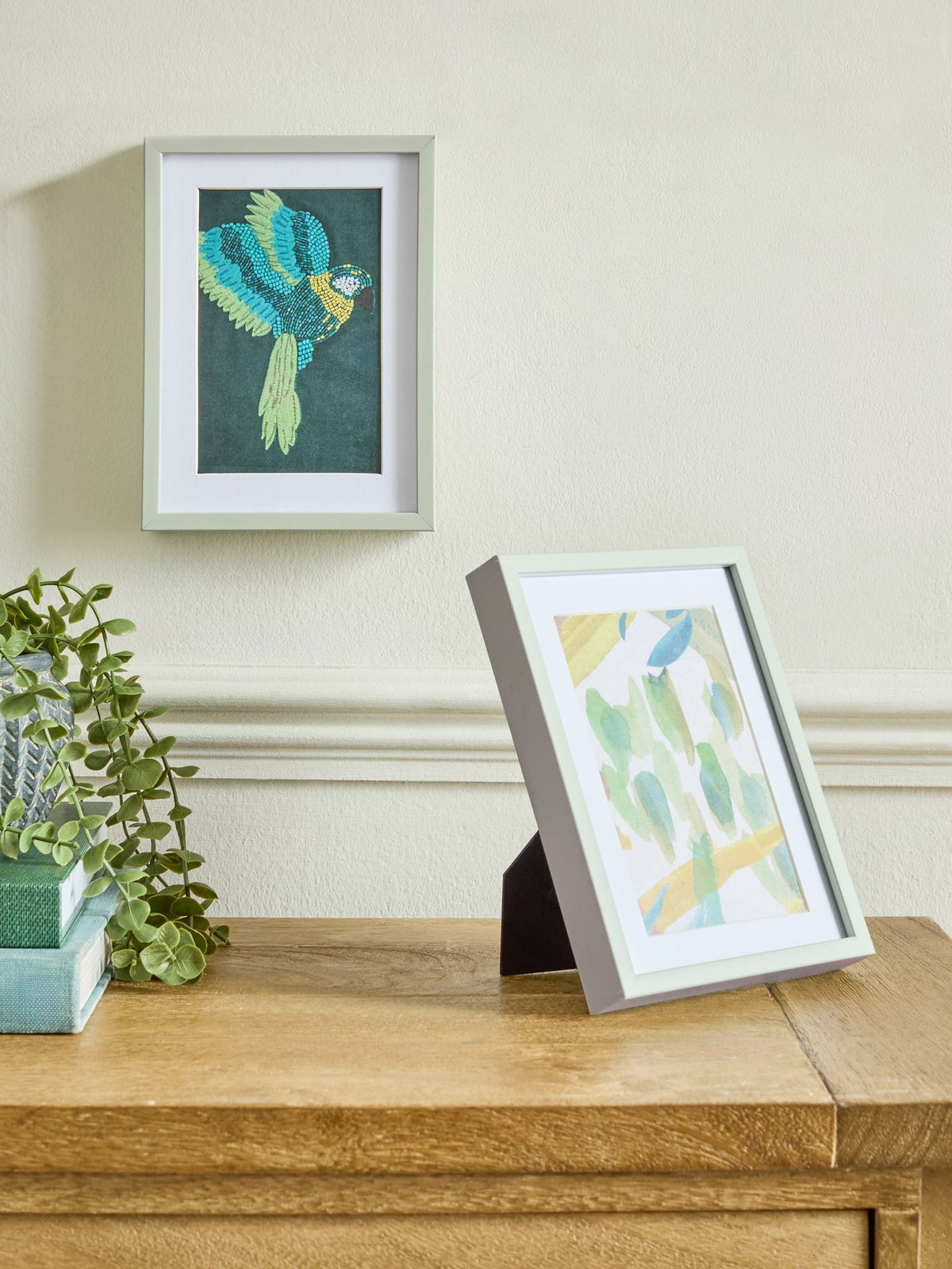 Hadley black photo frames set of two (British brand)