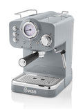 15-Bar Pressure Espresso Machine with 1.2L Detachable Water Tank and Steam Control