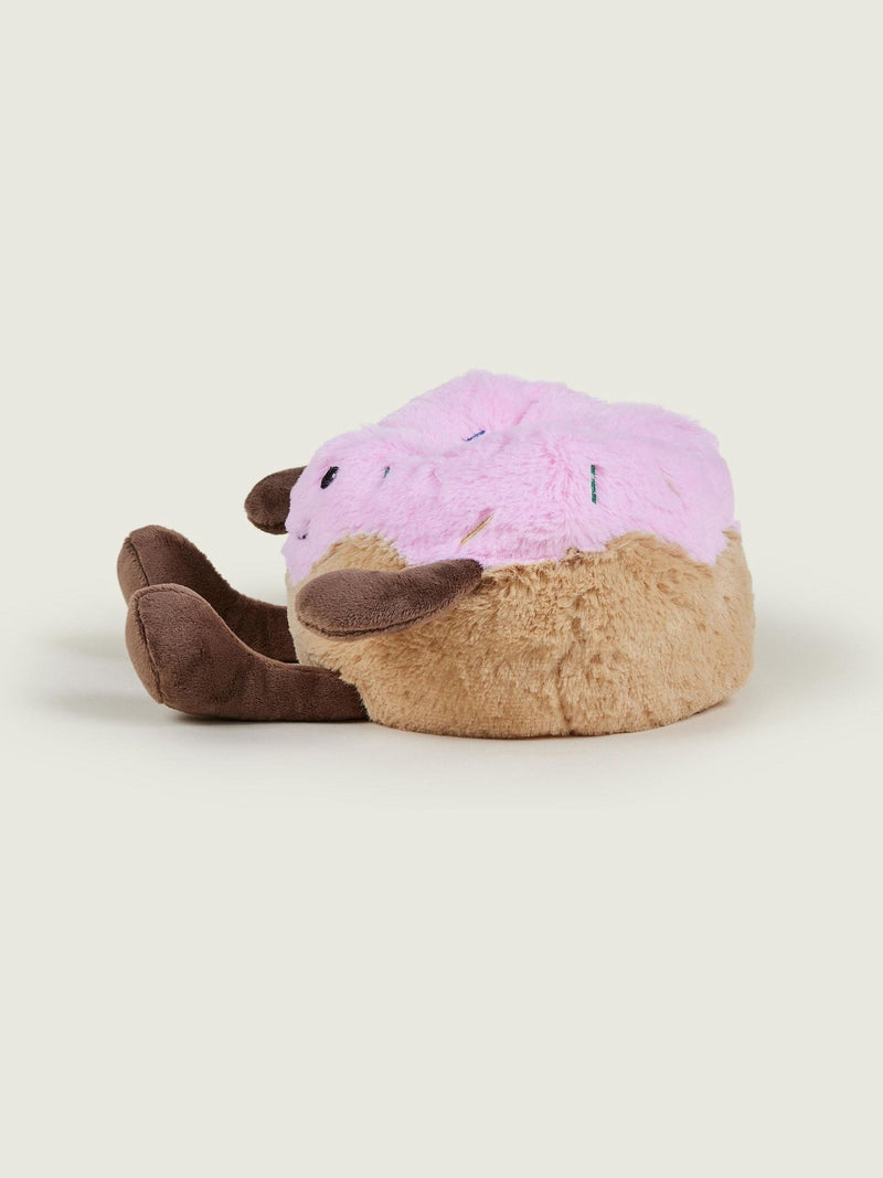 Warmies heatable pink donut soft toy with lavender, UK version