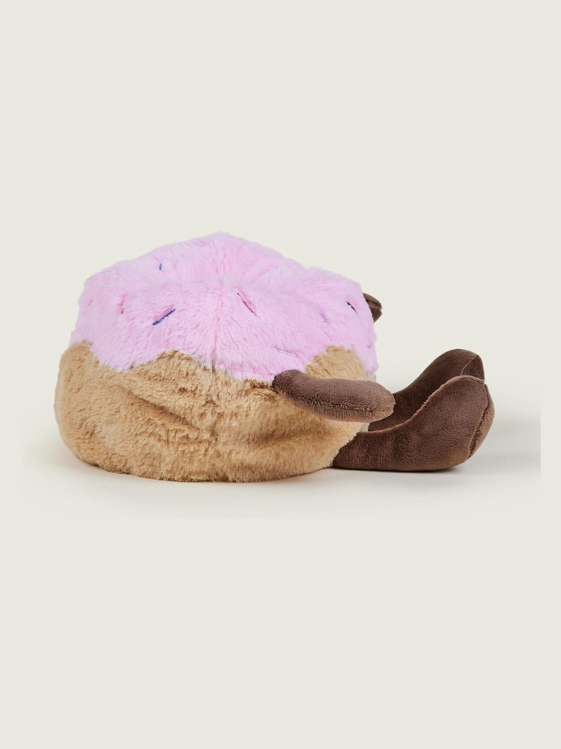 Warmies heatable pink donut soft toy with lavender, UK version