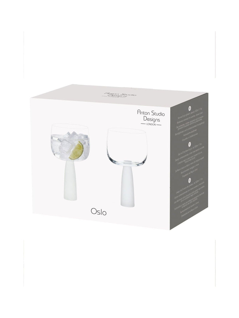 Anton Studio Designs Set of 2 Frost Oslo Gin Glasses