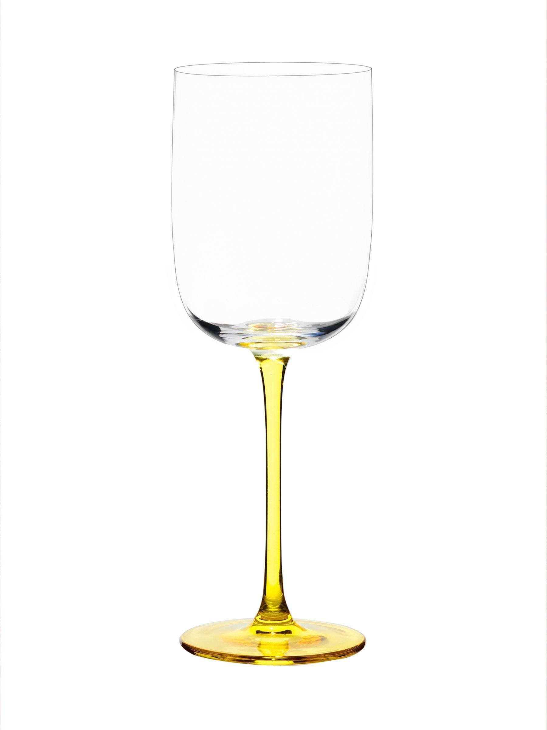 Anton Studio Designs green Gala wine glasses set of 4 - British product
