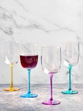 Anton Studio Designs green Gala wine glasses set of 4 - British product