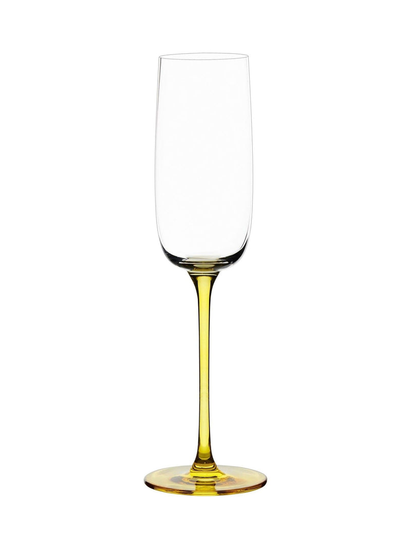 Anton Studio Designs blue gala champagne flutes set of 4 - British product